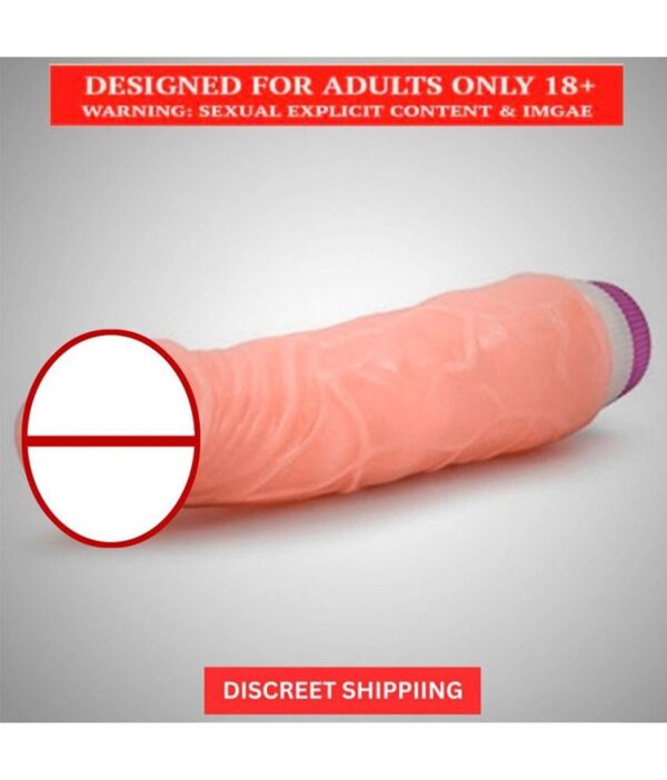 Adam - 9" Long XL Realistic Life Like Thick Strong Vibrating IPX7 Waterproof Dildo Vibrator For Women - Image 7