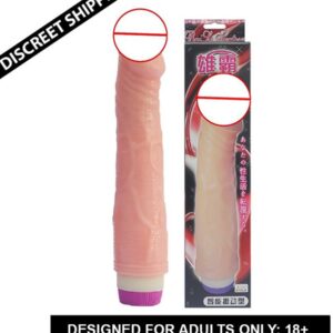 Adam - 9" Long XL Realistic Life Like Thick Strong Vibrating IPX7 Waterproof Dildo Vibrator For Women