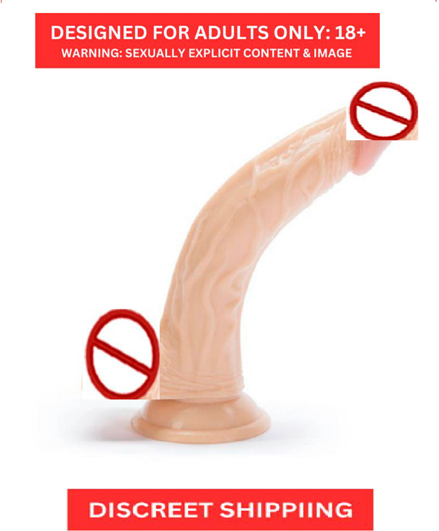 C Shape Dildo G-spot, 10 Inch Realistic Dildo With Suction Cup Real Feel Sex Toy Suction dildo clitoris Sex Toy - Image 6