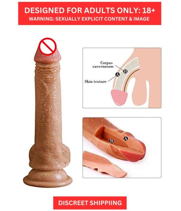Pretty Love Spot Penis Shape Vibrating Dildo Vibrator With USB - Image 2