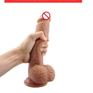 Pretty Love Spot Penis Shape Vibrating Dildo Vibrator With USB