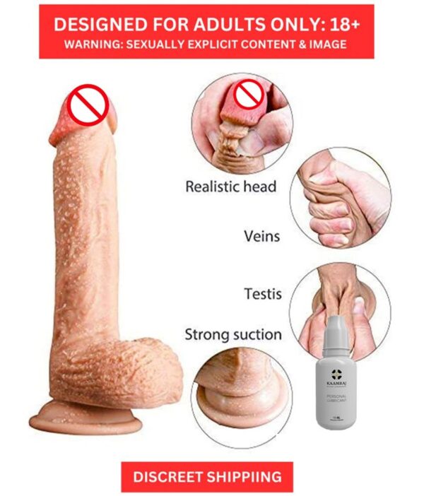 Pretty Love Spot Penis Shape Vibrating Dildo Vibrator With USB - Image 4