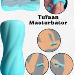 Soft Flexible Personal Body Stress Relief & Relaxing Blue Sleeve Stroker for Men