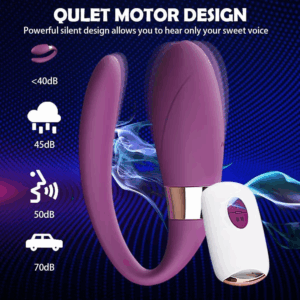 PANTY VIBRATOR U SHAPE MULTI SPEED REMOTE CONTROL OPRETED LOW VOICE